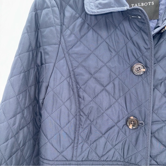 Talbots Ladies Quilted Lightweight Puffer Jacket Size Small Measures NWT - Picture 2 of 9